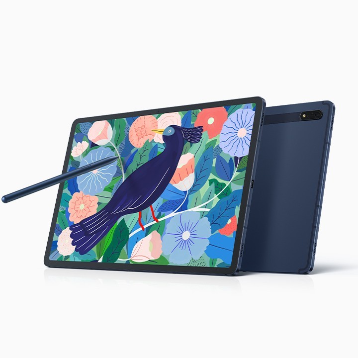 Samsung Galaxy Tab S7+ Plus Mystic Silver  256 GB 12.4 Zoll