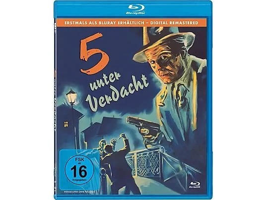 5 UNTER VERDACHT -Mord in Belgesund HANS NIELSEN Stadt im Nebel 1950 BLU-RAY NEU