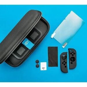 Nintendo Switch Hülle Starter Kit Konsolen-Zubehör-Set, ISY IC-5000-1 Schwarz – Bild 2