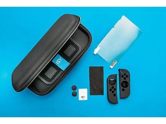 Nintendo Switch Hülle Starter Kit Konsolen-Zubehör-Set, ISY IC-5000-1 Schwarz