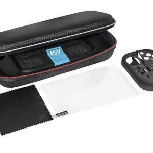 Nintendo Switch Hülle Starter Kit Konsolen-Zubehör-Set, ISY IC-5000-1 Schwarz – Bild 3