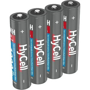 HyCell Micro AAA Akku Typ 1000 (1000mAh) NiMH Akkubatterie (4er Pack) | reusable – Bild 1