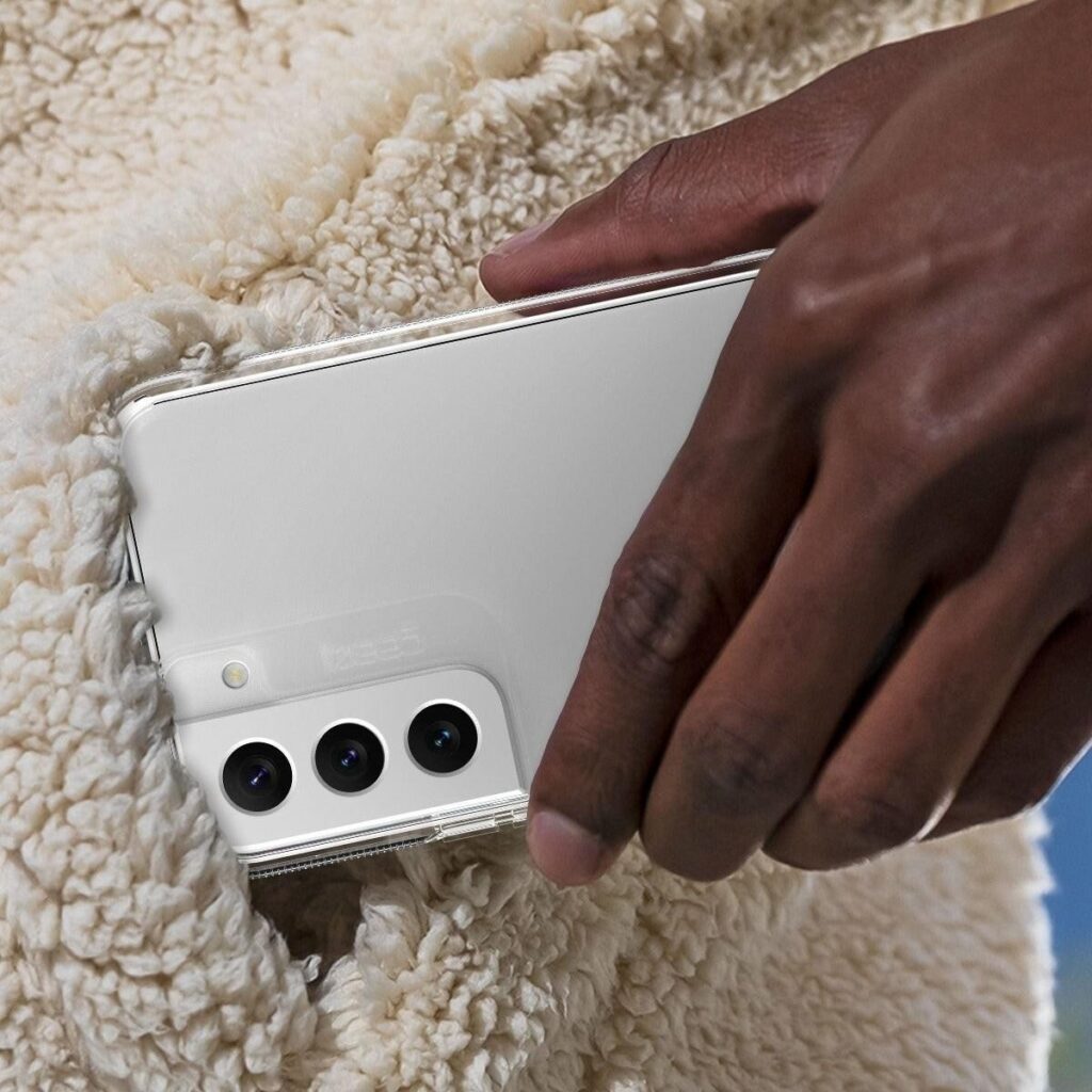 Galaxy s22+ Hülle Schutz durchsichtig, Original ZAAG gear4, Crystal Palace | Neu