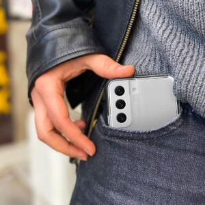 Galaxy s22+ Hülle Schutz durchsichtig, Original ZAAG gear4, Crystal Palace | Neu – Bild 7