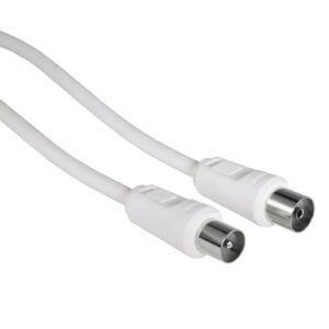 HAMA Antennen-Kabel, Koax-Stecker - Koax-Kupplung, 1,5 m, 85 dB, #36405583 – Bild 1