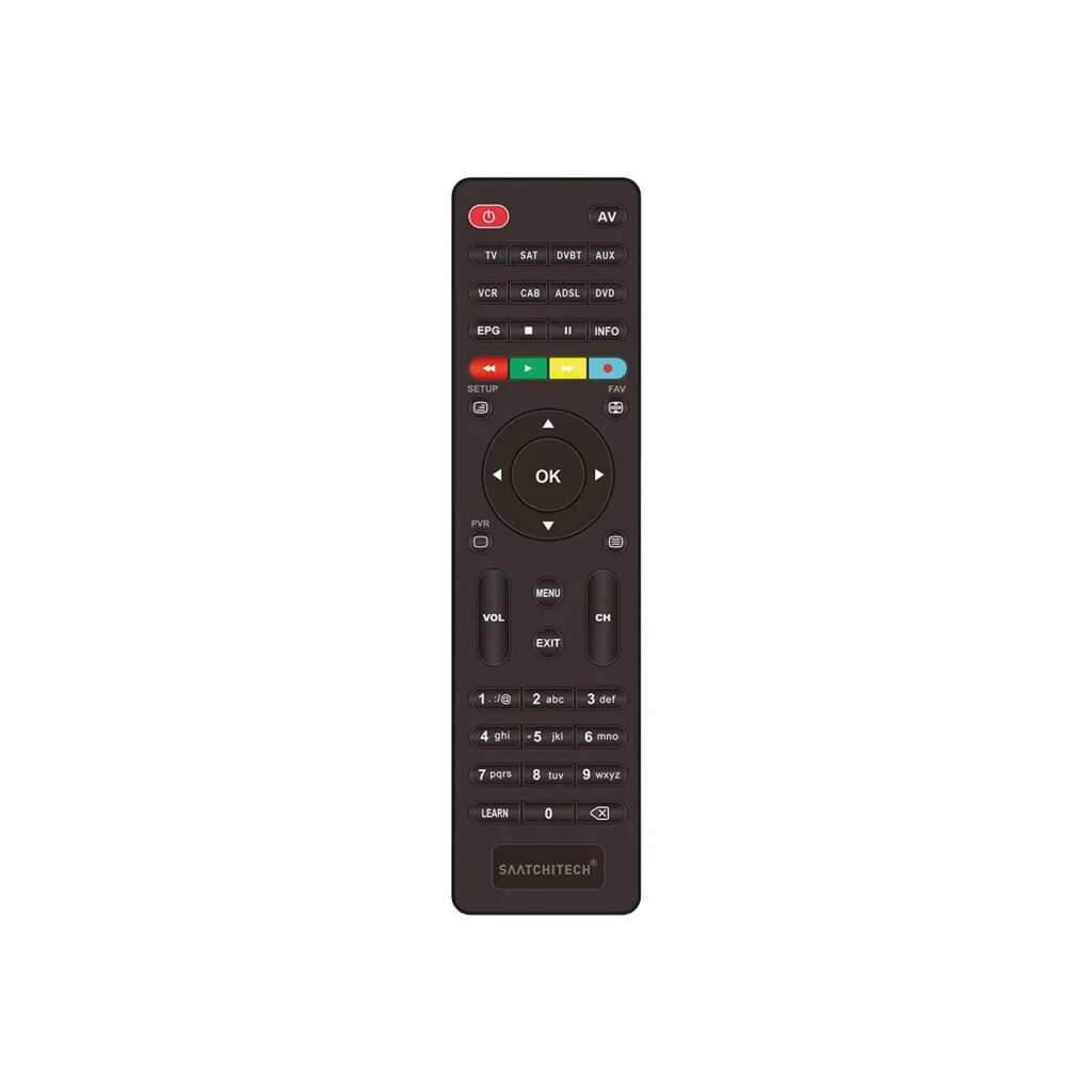 Universal Fernbedienung Saatchitech 8in1 für TV DVD SAT VCR CAB ADSL | 10m