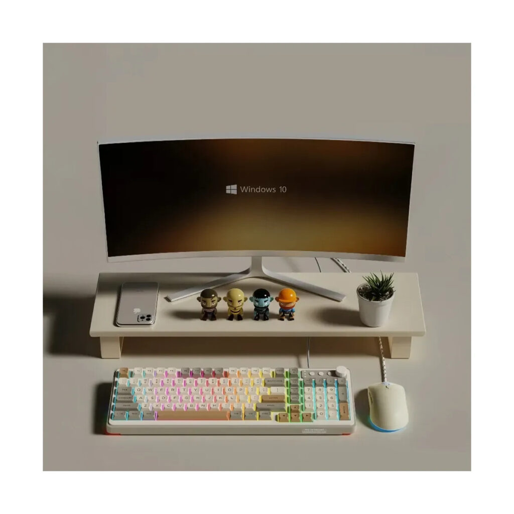 Mechanische Tastatur USB mit RGB Hintergrundbeleuchtung | QWERTY | Wesdar MK656