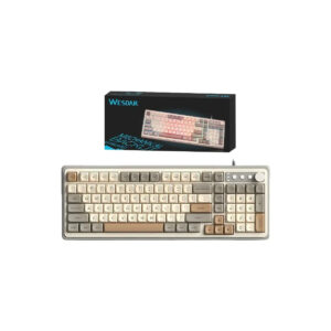 Mechanische Tastatur USB mit RGB Hintergrundbeleuchtung | QWERTY | Wesdar MK656 – Bild 5