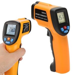 Digitaler Laser Infrarot Thermometer Pyrometer (-50°C bis 550°C) mit LCD Anzeige – Bild 1