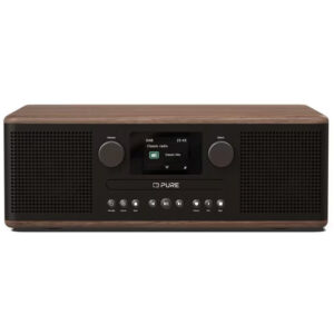 Pure Classic C-D6 DAB+ Radio CD-Player Bluetooth Hi-Fi Anlage Schwarz / Walnuss – Bild 2