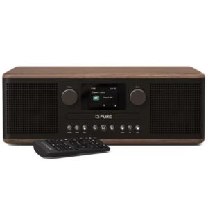 Pure Classic C-D6 DAB+ Radio CD-Player Bluetooth Hi-Fi Anlage Schwarz / Walnuss – Bild 4