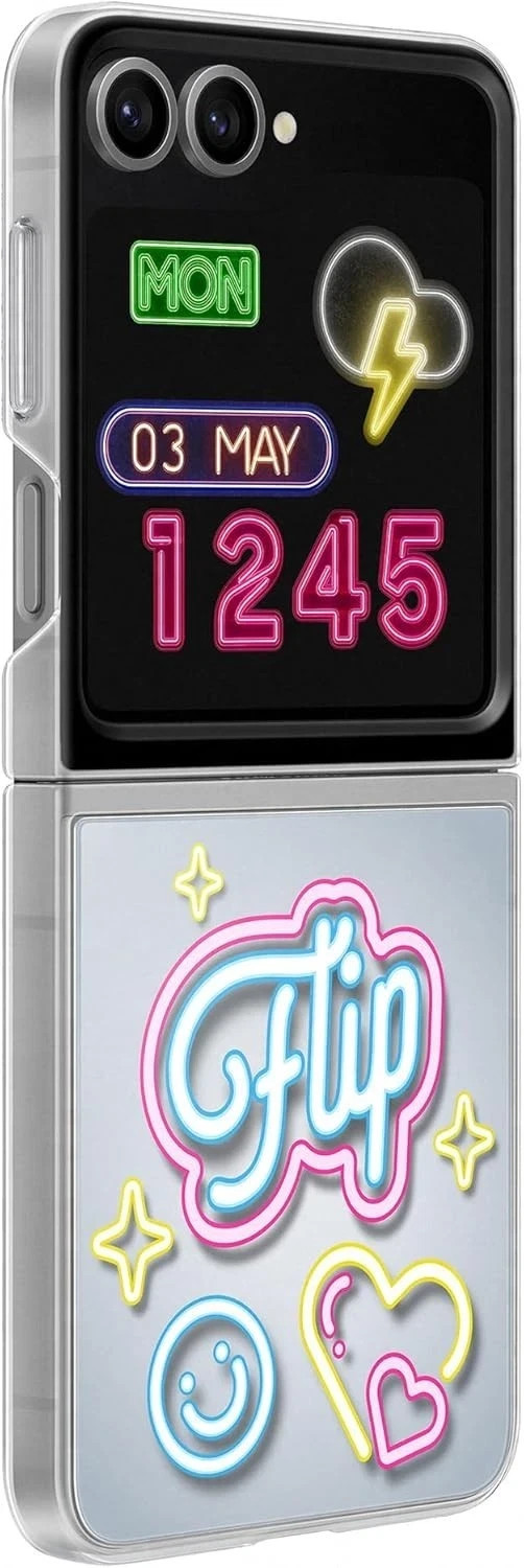 Handyhülle Galaxy Z Flip7 FE / Z Flip6 Samsung Case Cover Etui Transparent – Bild 3