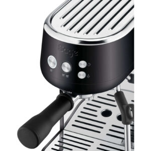 Sage the Bambino Siebträger Espressomaschine SES450 BTR Schwarz Mat Kaffe – Bild 4
