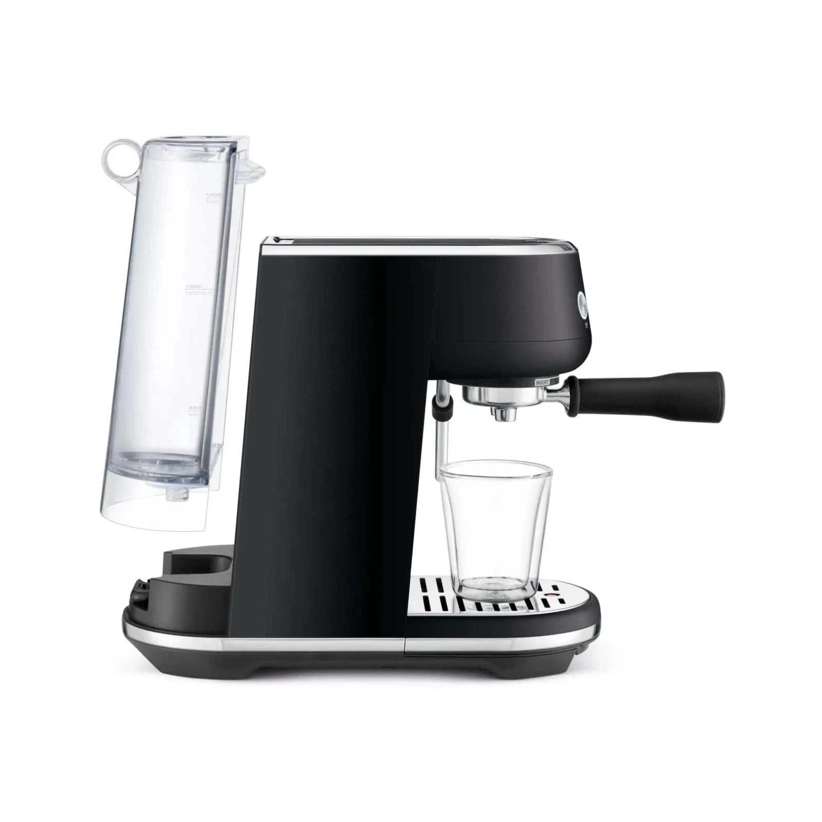 Sage the Bambino Siebträger Espressomaschine SES450 BTR Schwarz Mat Kaffe – Bild 5