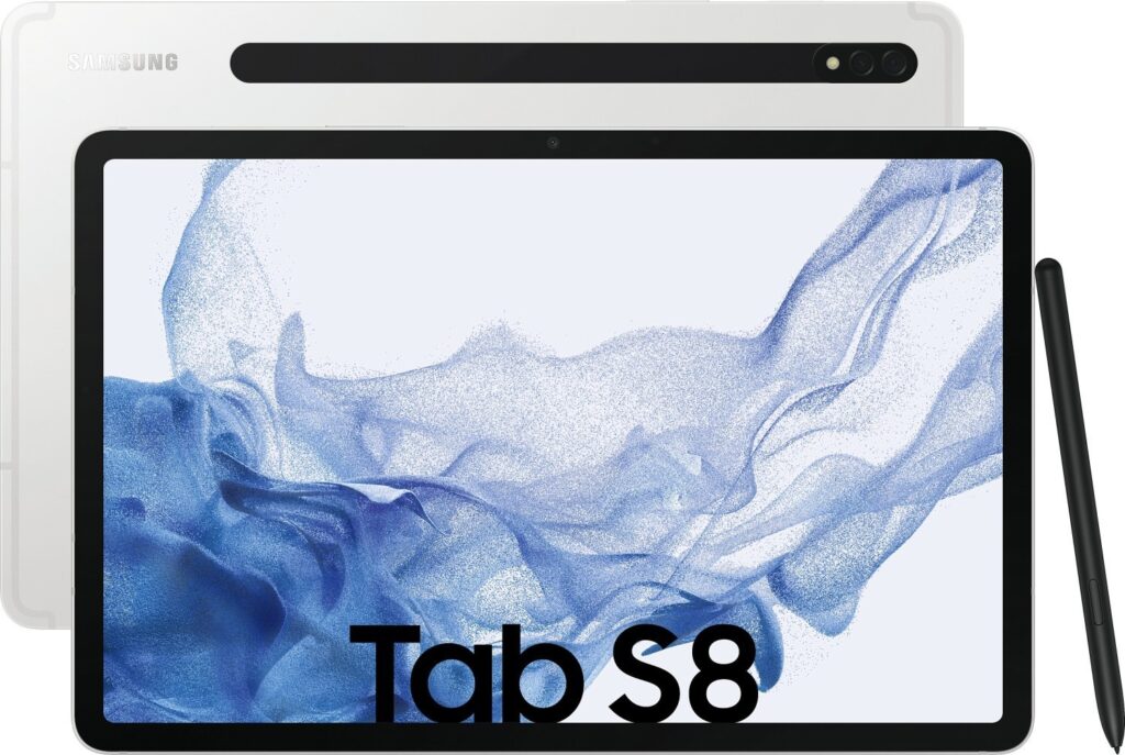SAMSUNG Galaxy Tab S8 Wi-Fi, 128GB Silver Silber Tablet