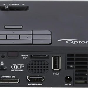 Optoma ML750e Projektor | tragbarer mini Beamer 700 Lumen, Hdmi/MHL USB DLP – Bild 2
