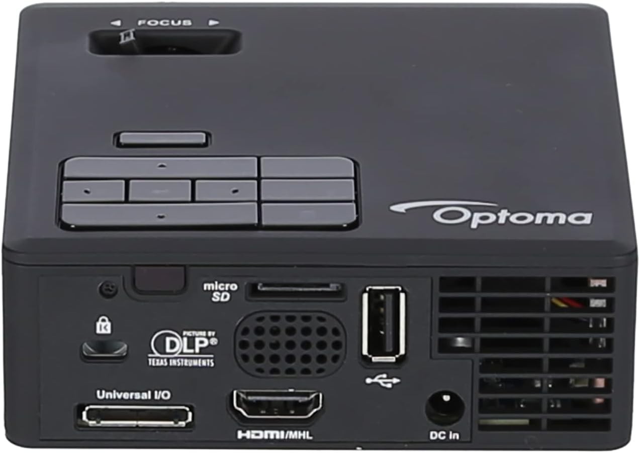 Optoma ML750e Projektor | tragbarer mini Beamer 700 Lumen, Hdmi/MHL USB DLP – Bild 2