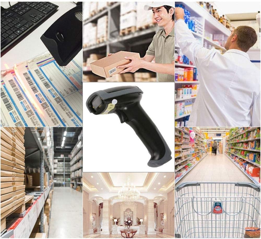 Drahtloser Barcode-Scanner | Plug & Play | Windows, Mac, Android | MU 1880W