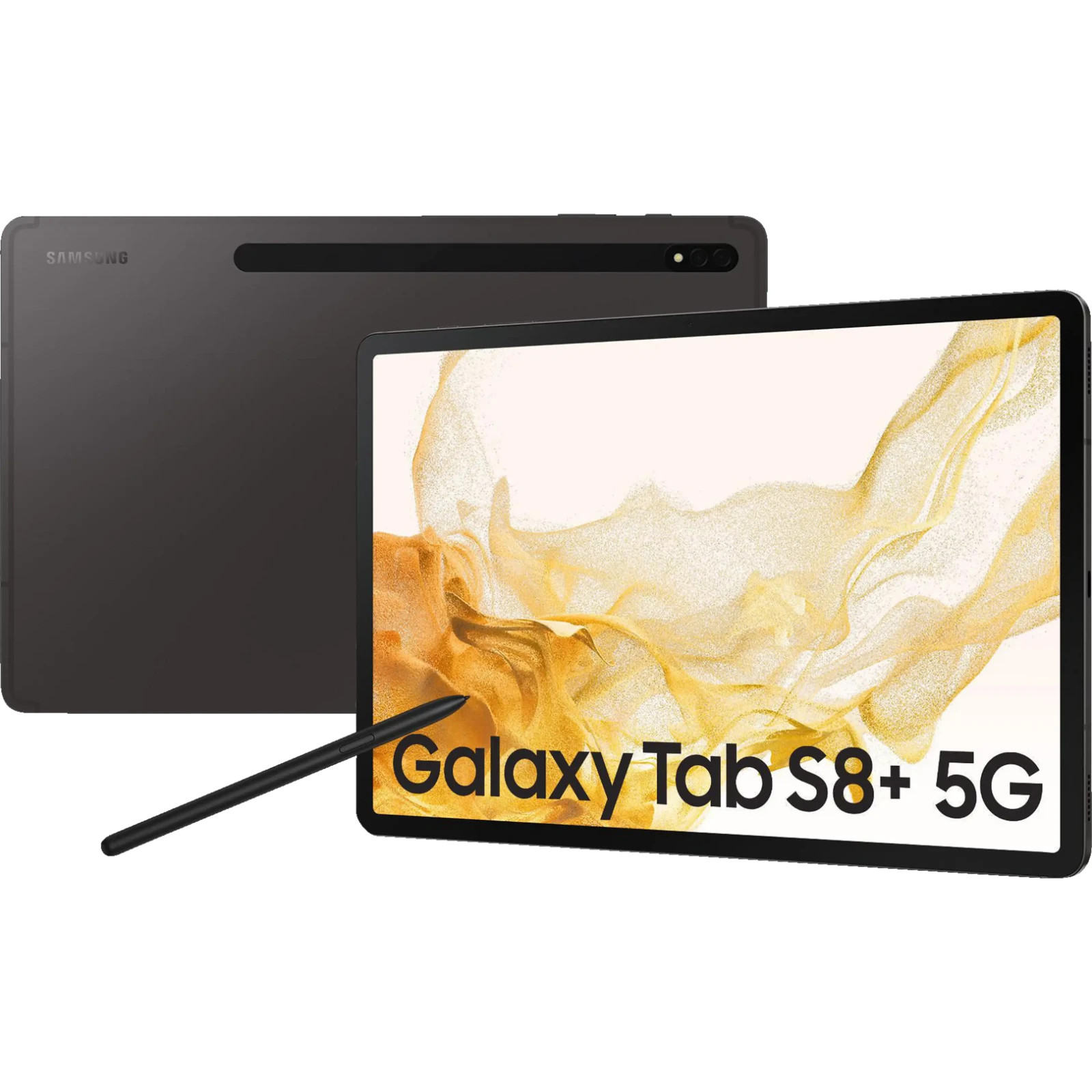 Samsung Galaxy Tab S8+ Plus 5G 256GB 8RAM SM-X806 12,4 Zoll Tablet Graphite – Bild 1