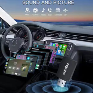 CARABC Wireless Apple CarPlay USB Dongle Verkabelt Auto Adapter – Bild 3