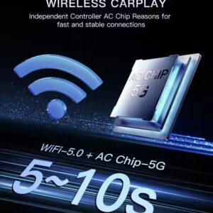 CARABC Wireless Apple CarPlay USB Dongle Verkabelt Auto Adapter – Bild 5
