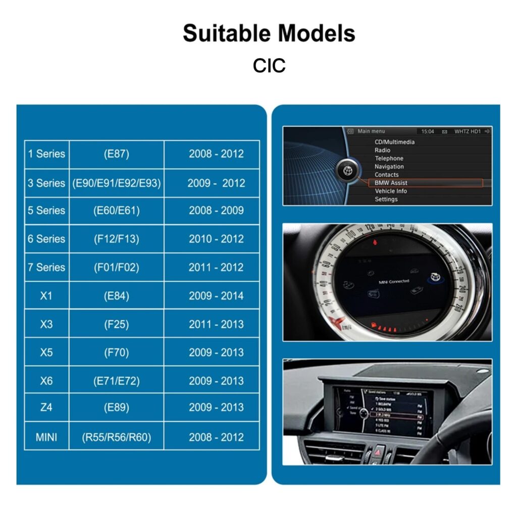 Wireless Apple CarPlay Android Auto Modul BMW 1 3 5 Serie X1 X3 X5 F20 F30 F10 -