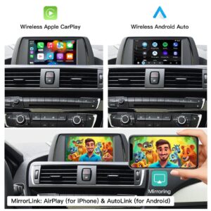 Wireless Apple CarPlay Android Auto Modul BMW 1 3 5 Serie X1 X3 X5 F20 F30 F10 - – Bild 5