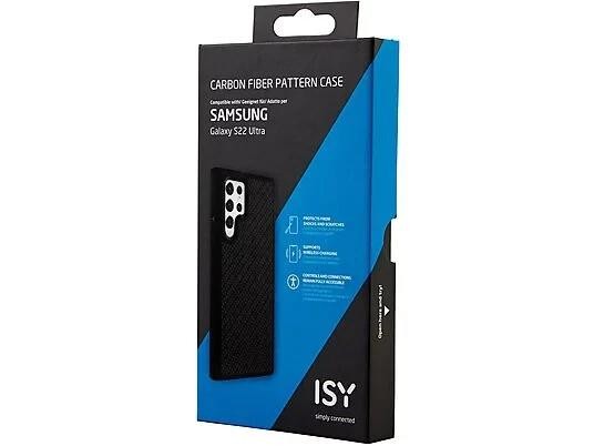 Galaxy S22 Ultra Hülle Schutz Backcover Samsung, Marke ISY, ISC-3719 | Schwarz