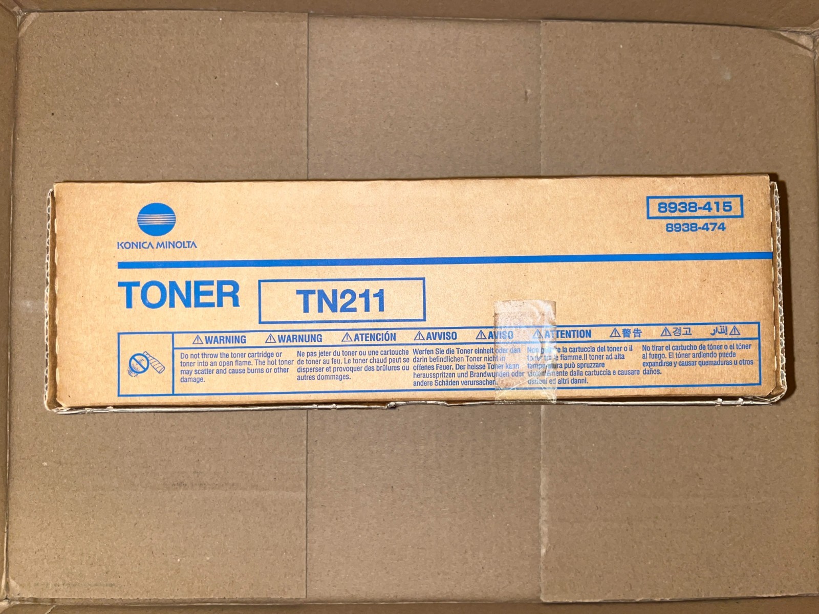 Konica Minolta TN-211 Tonerkartusche 8938-415 Schwarz für Bizhub 222/250/282 – Bild 2