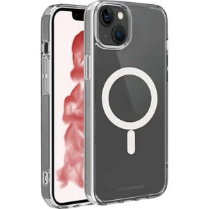 iPhone 14 Plus Hülle Vivanco Mag Cover Apple Schutzhülle transparent Handyhülle – Bild 1