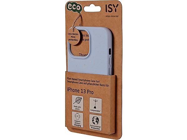 Original ISY BioCase für  Apple iPhone 13 Pro Backcover Hülle  ISC-6004, Blau
