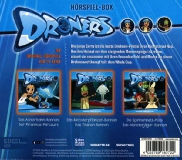 Droners Droners - Die Hörspiel-Box mit den Folgen 1 - 3 - Die Original-Hörs (CD)