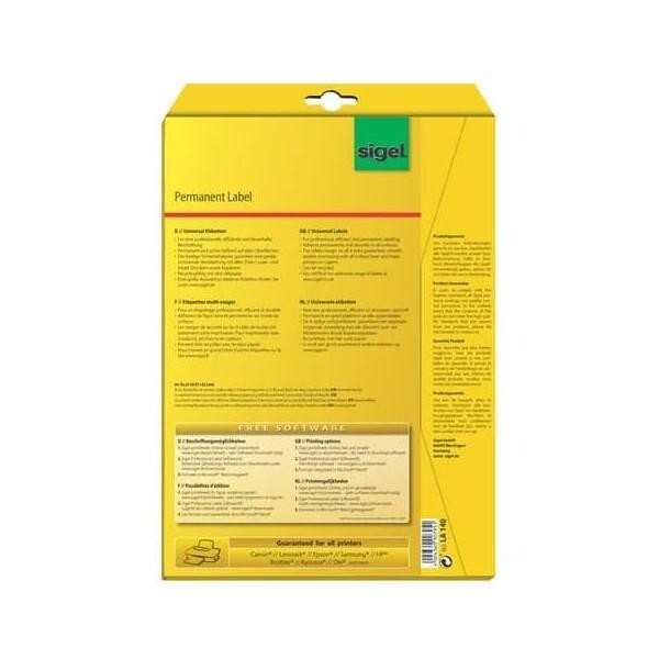 LA140 Universal-Etiketten selbstklebend bedruckbar weiß 97 x 423 mm 300 Etike...