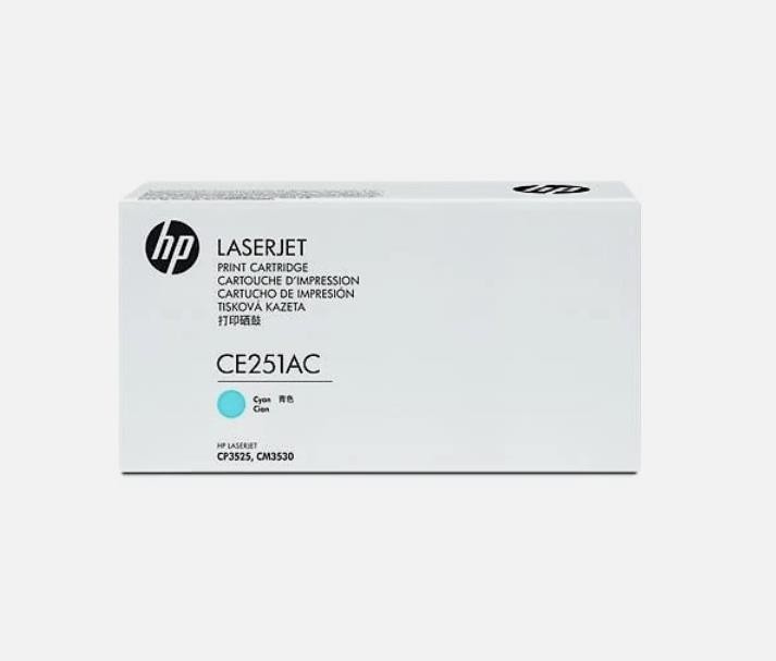 HP CE251AC Cyan Toner HP 504A HP LaserJet CP3525 / CM3530 Series