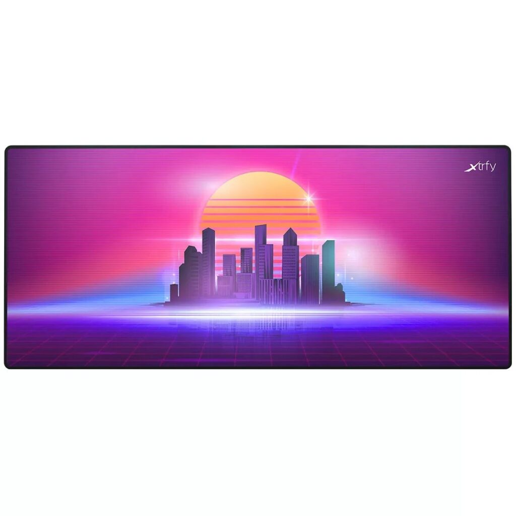 Cherry Xtrfy GP5 Retrowave, XL Gaming-Mauspad, glattes Speed-Pad für Präzision