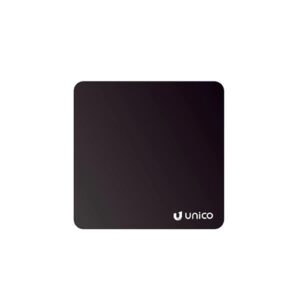 Mauspad 400 x 400 x 1,5 mm Schwarz, weich, non Slip | Unico – Bild 1