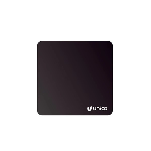 Mauspad 400 x 400 x 1,5 mm Schwarz, weich, non Slip | Unico