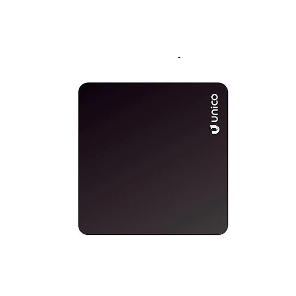 Mauspad 400 x 400 x 1,5 mm Schwarz, weich, non Slip | Unico