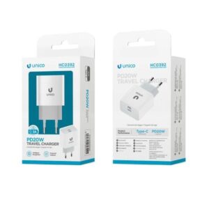Ladegerät USB typ C, Netzteil, Schnellladen Power delivery 20w - Weiß | Unico – Bild 3