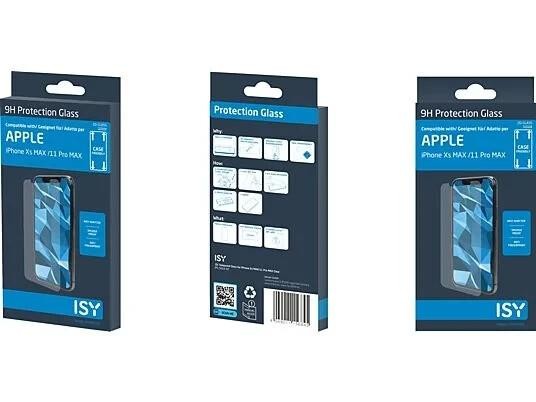 iPhone Xs Max Displayschutz Folie für Apple, ISY, IPG-5014-2D  | Neu