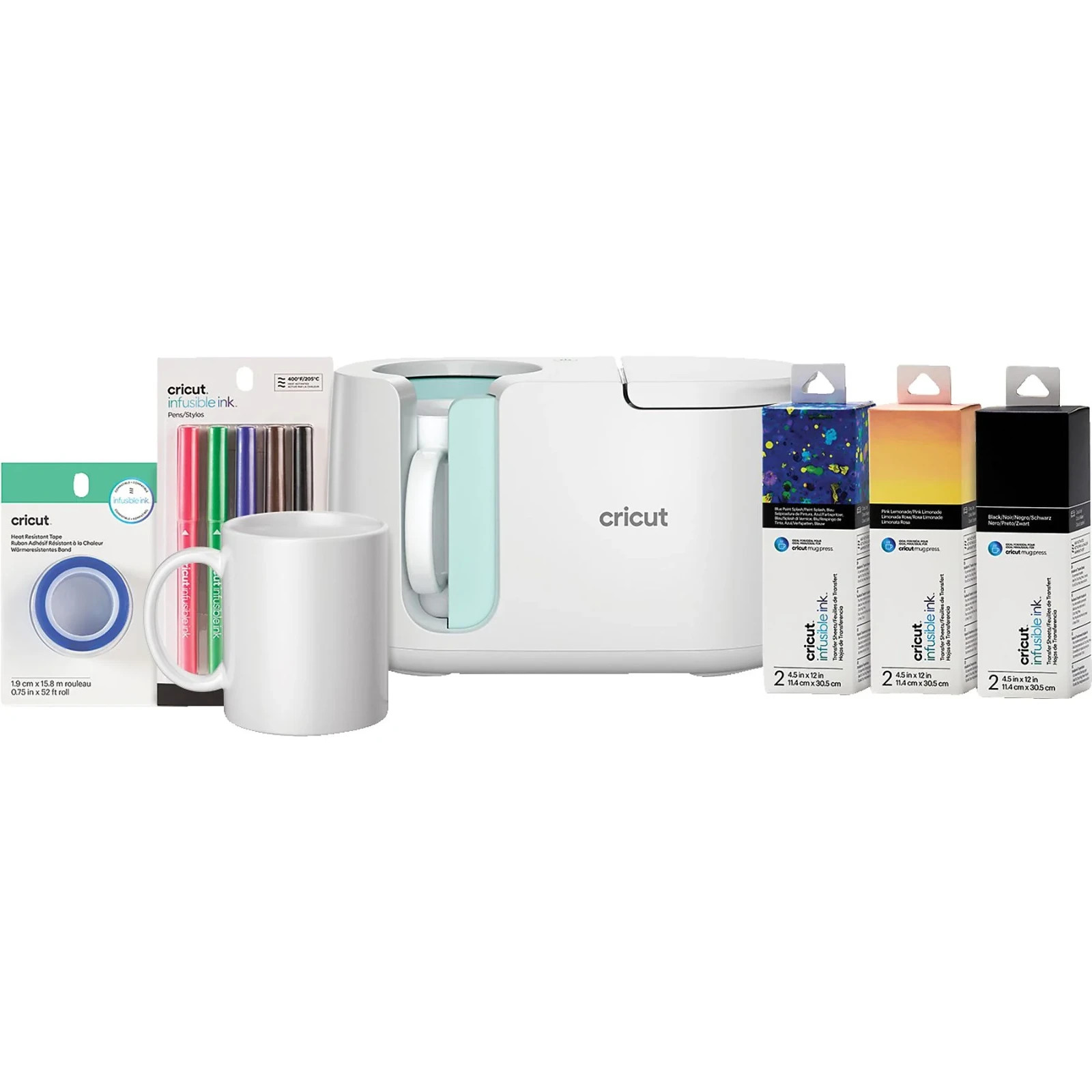 Cricut MugPress Starter Bundle Gestaltungsset | Tassen Personalisierung – Bild 1
